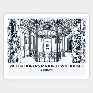 Victor Horta's Major Town Houses - Belgium Magnet